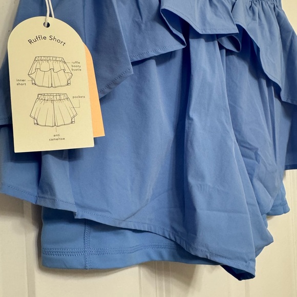 Blogilates Ruffle short -Cool Blue - Picture 6 of 6